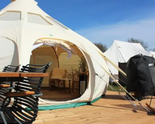 Glamping hos Marsk camp